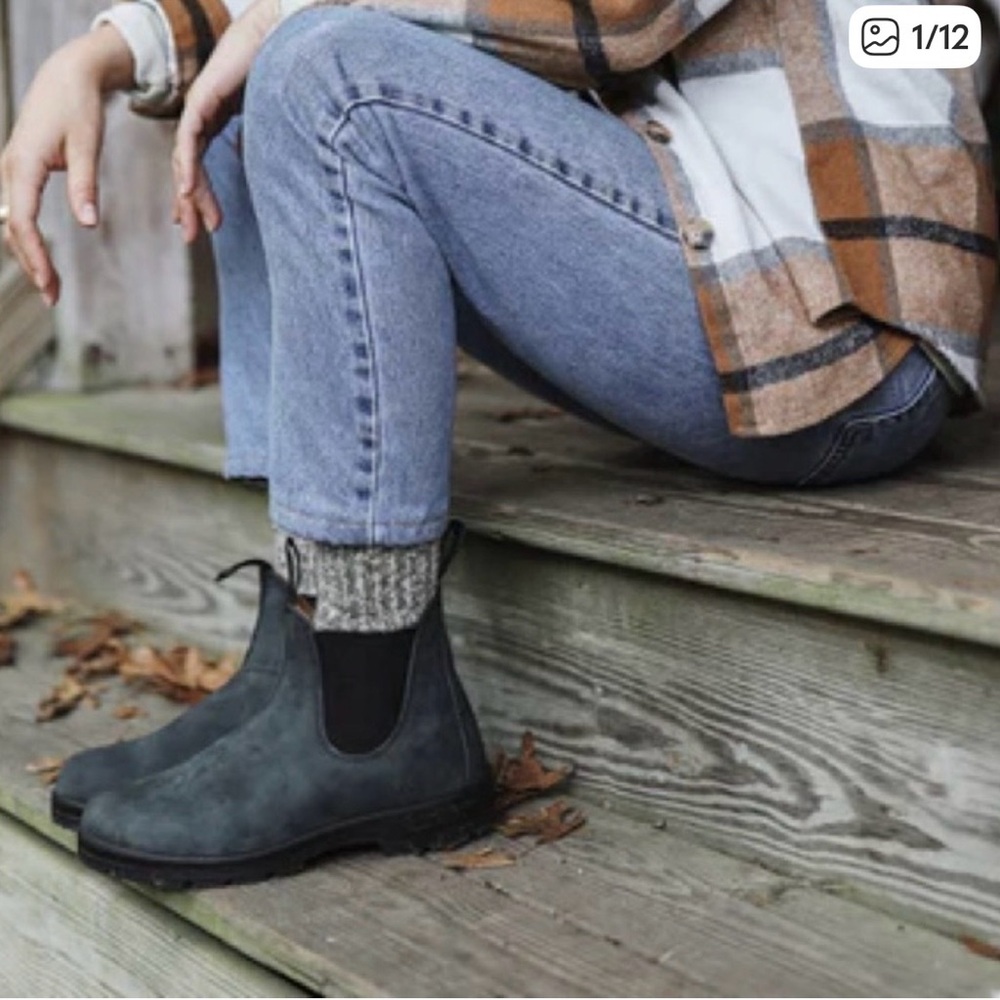 Blundstone 587 Chelsea Boots Rustic Black